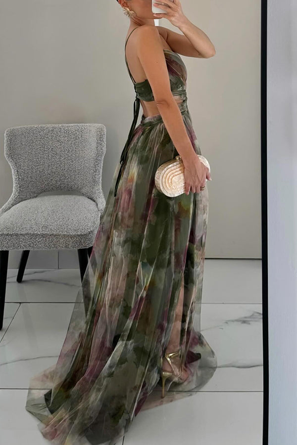 Eva | Robe longue florale qui met en valeur