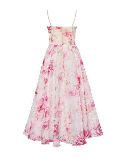 Emilia | Robe Élégante Sans Manches Imprimée