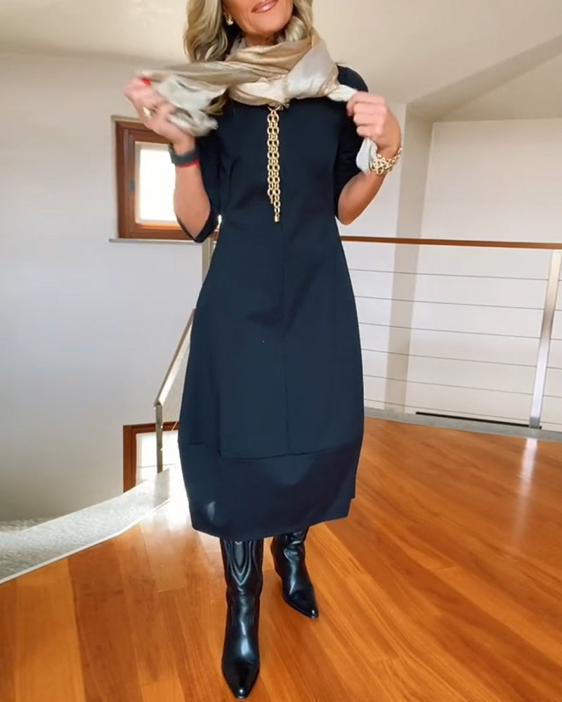 Sophia™ - Robe Élégante avec Détails Faits Main