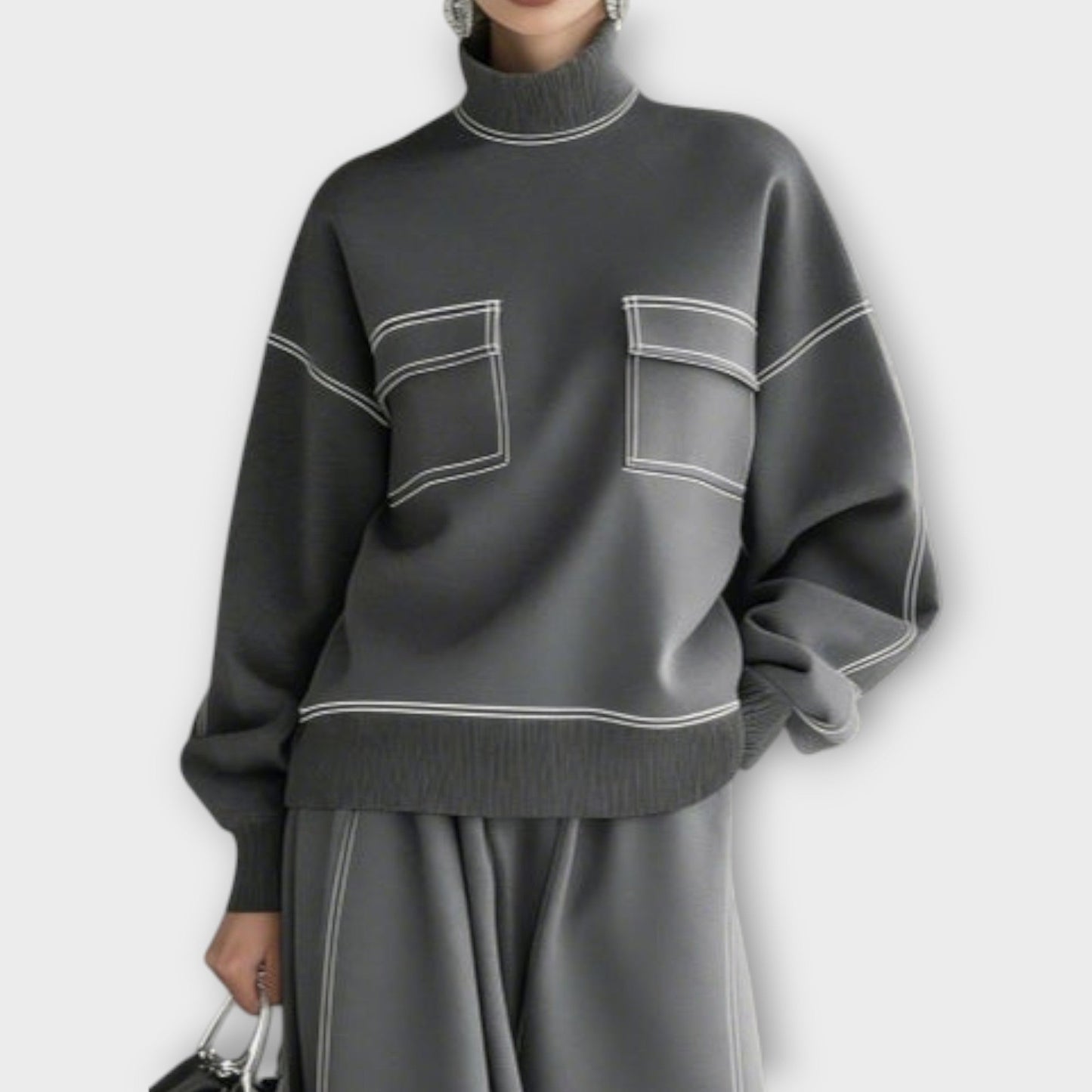Ensemble de Deux Pièces Chic Minimaliste