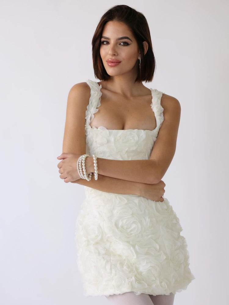 Jennifer | Robe Mini Corset Blossom Embrace
