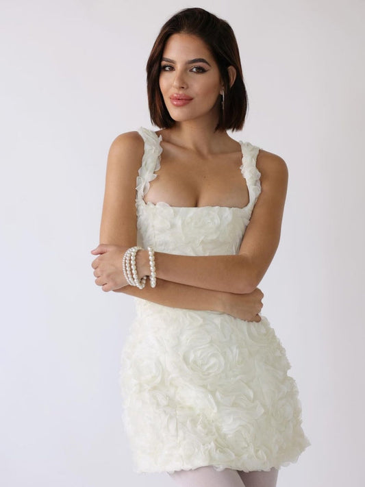 Jennifer | Robe Mini Corset Blossom Embrace