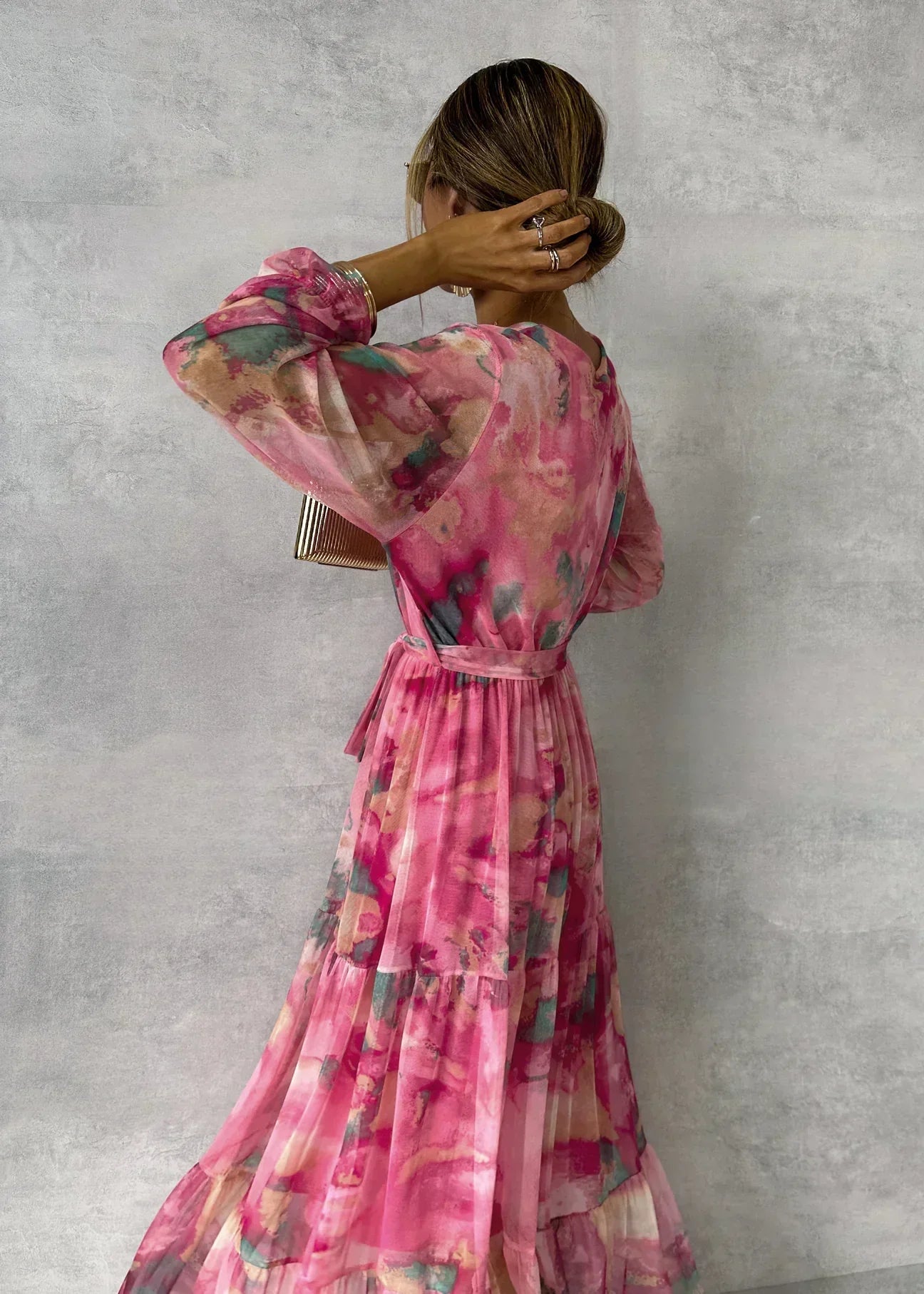 Felicity - Robe Maxi Élegante à Fleurs