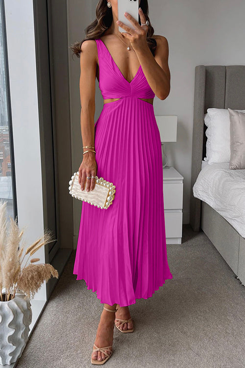 Robe de Soirée Plissé pour femme | Midi