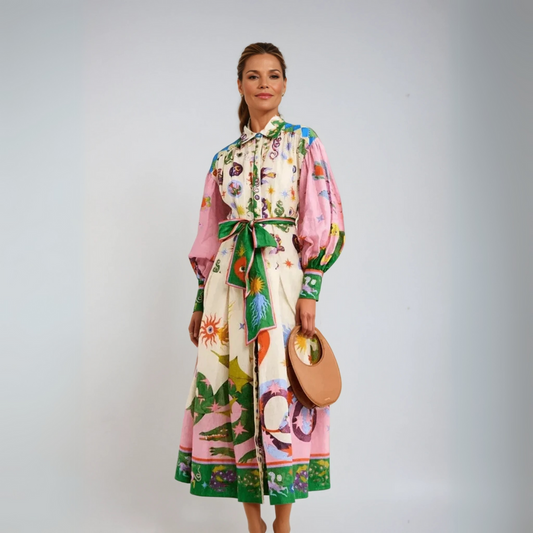 Dorthe™ | Élégant Robe Maxi Italienne