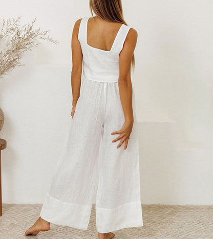 Milena - Ensemble Haut Minimaliste et Pantalons Amples