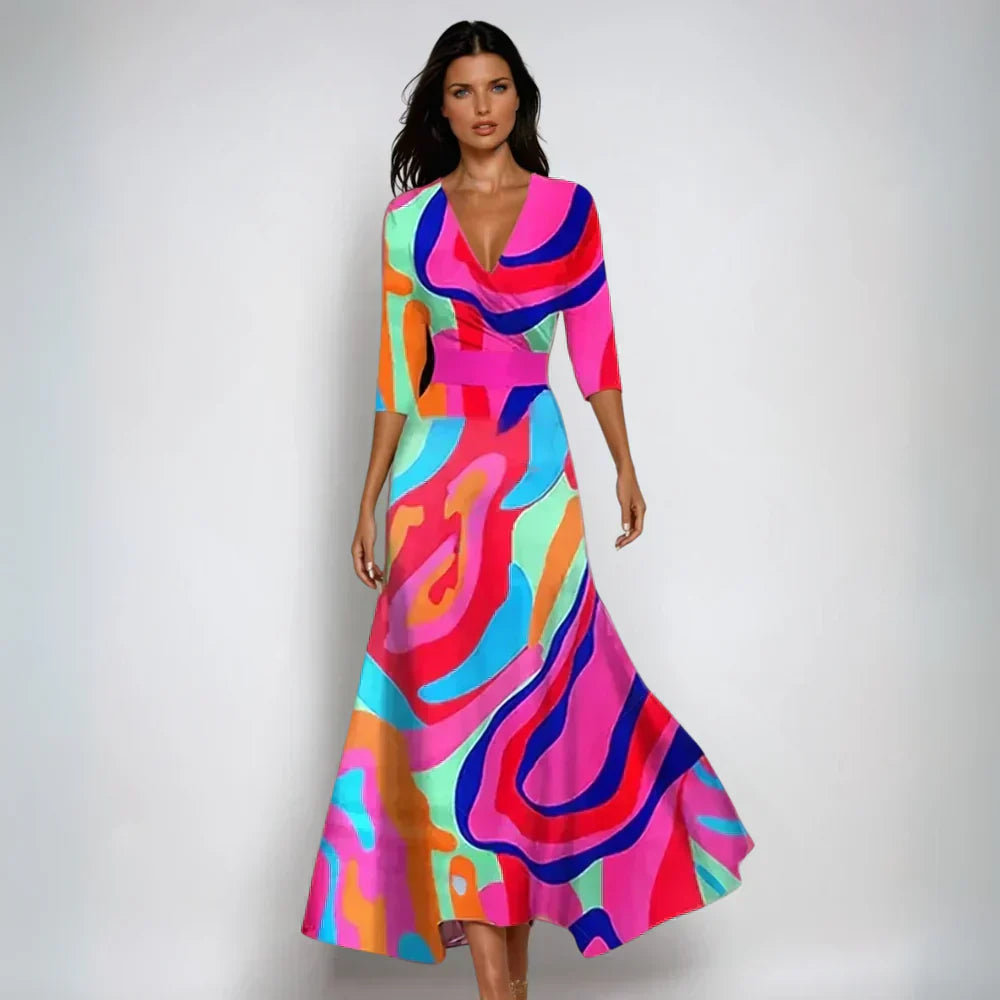 Chloe | Robe Florale Élégante