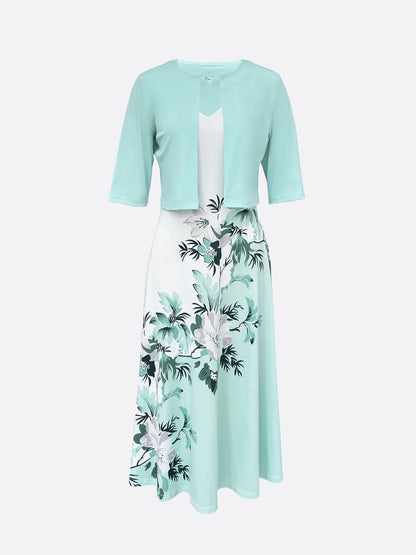 Lily™ - Élégante Robe Deux Pièces