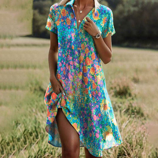 Ellie | Robe Midi Fluide (Quasi épuisée)