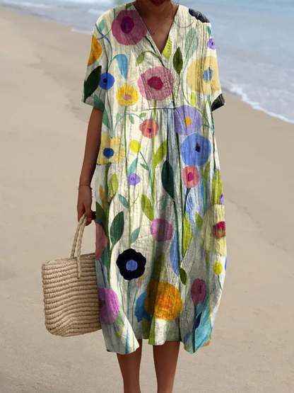 GABRIELA – ROBE INFORMELLE AVEC THÈME FLORAL