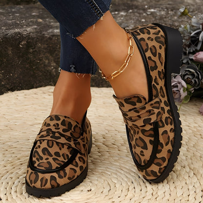 Camélia - Chaussures élégantes à imprimé léopard pour femmes