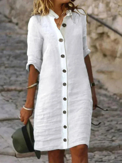 Loes - Robe Midi Classique d'Été