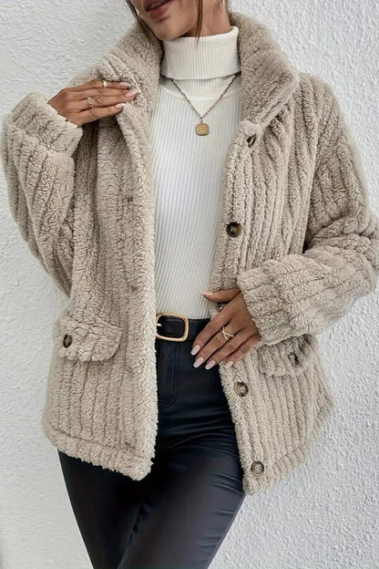 Nova™ | Cardigan à Bouton en Velours Double Face