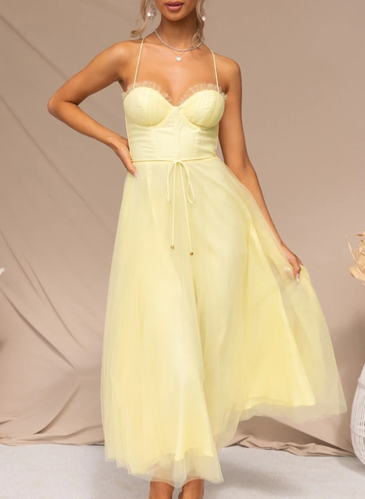 Jana – Robe midi pour les journées chaudes