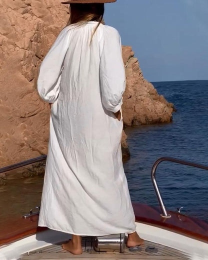 Tatum - Robe en Coton Confortable et Décontractée pour Femmes