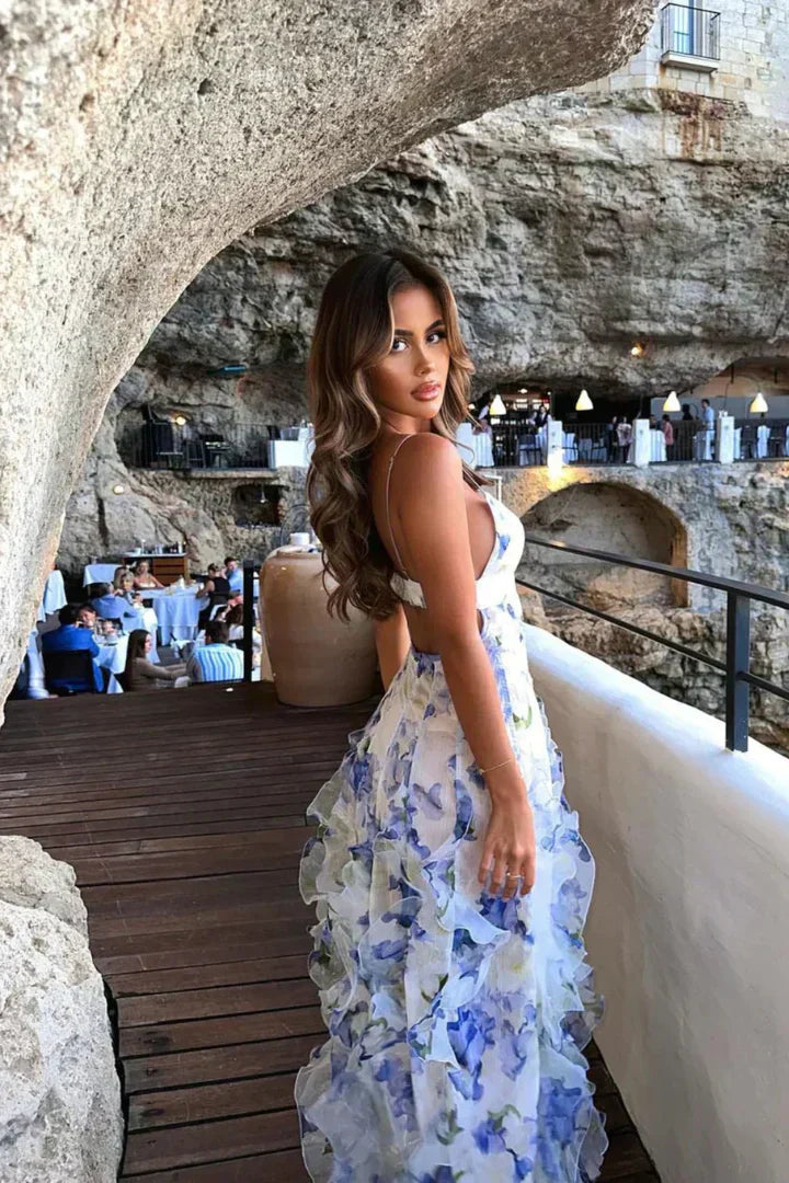 Isra | Robe Florale Élégante