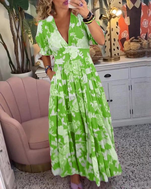 Floriana | Robe Fleurie Vibrante