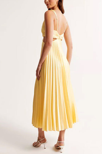 EVA™ | Robe Maxi Sans Manches avec Taille Élégante