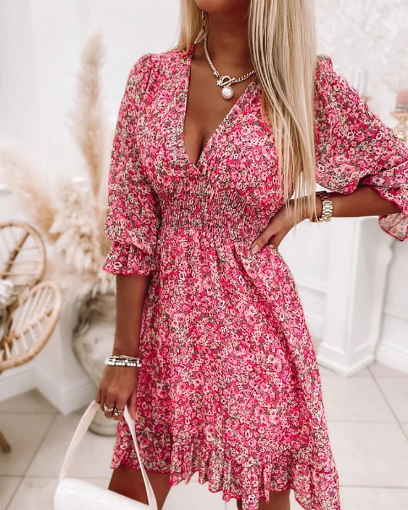 SAMI - ROBE FLORALE D'ÉTÉ