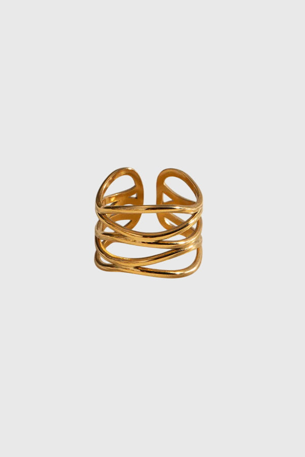 Catalina | Bague en Acier Inoxydable Élégante
