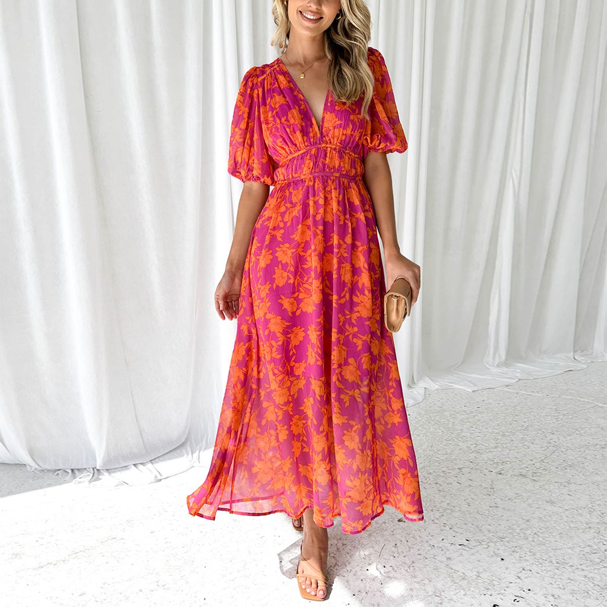 Robe Maxi Printemps Syrene