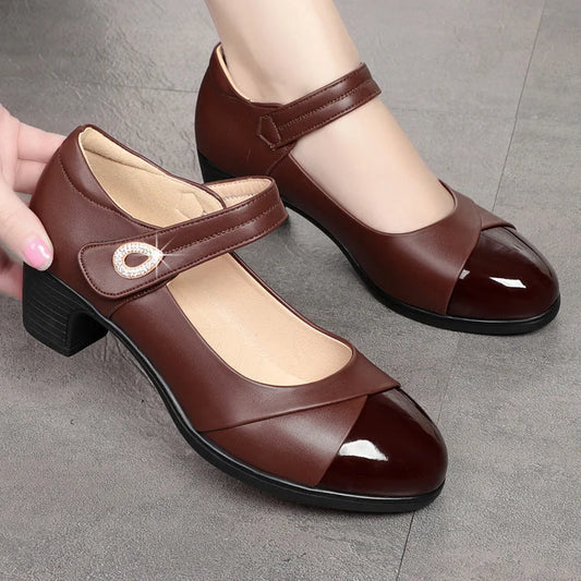 Serenella - Scarpa in pelle morbida elegante