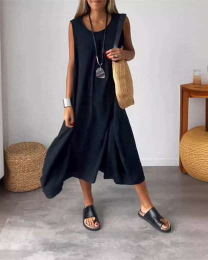 BLOME - Robe midi boho sans manches