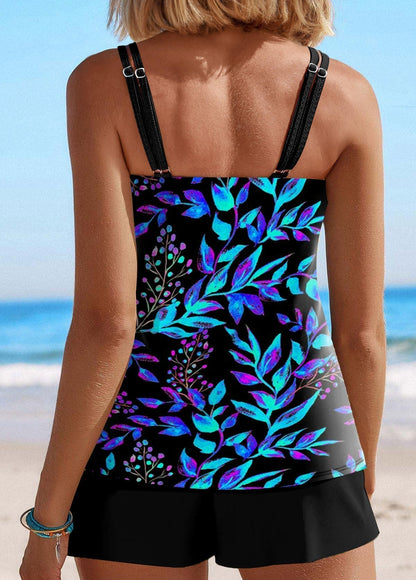 LAYLA – ENSEMBLE TANKINI TROPICAL CRÉPUSCULE