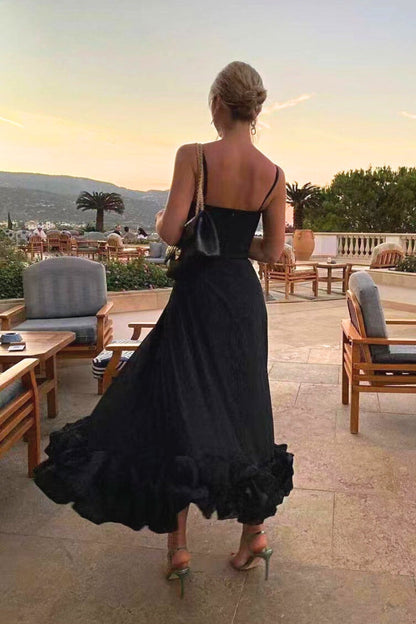 Blair - Robe Midi Fluide et Élégante