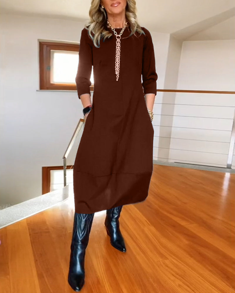 Jennifer | Robe d'Élégance Casual Gracieuse