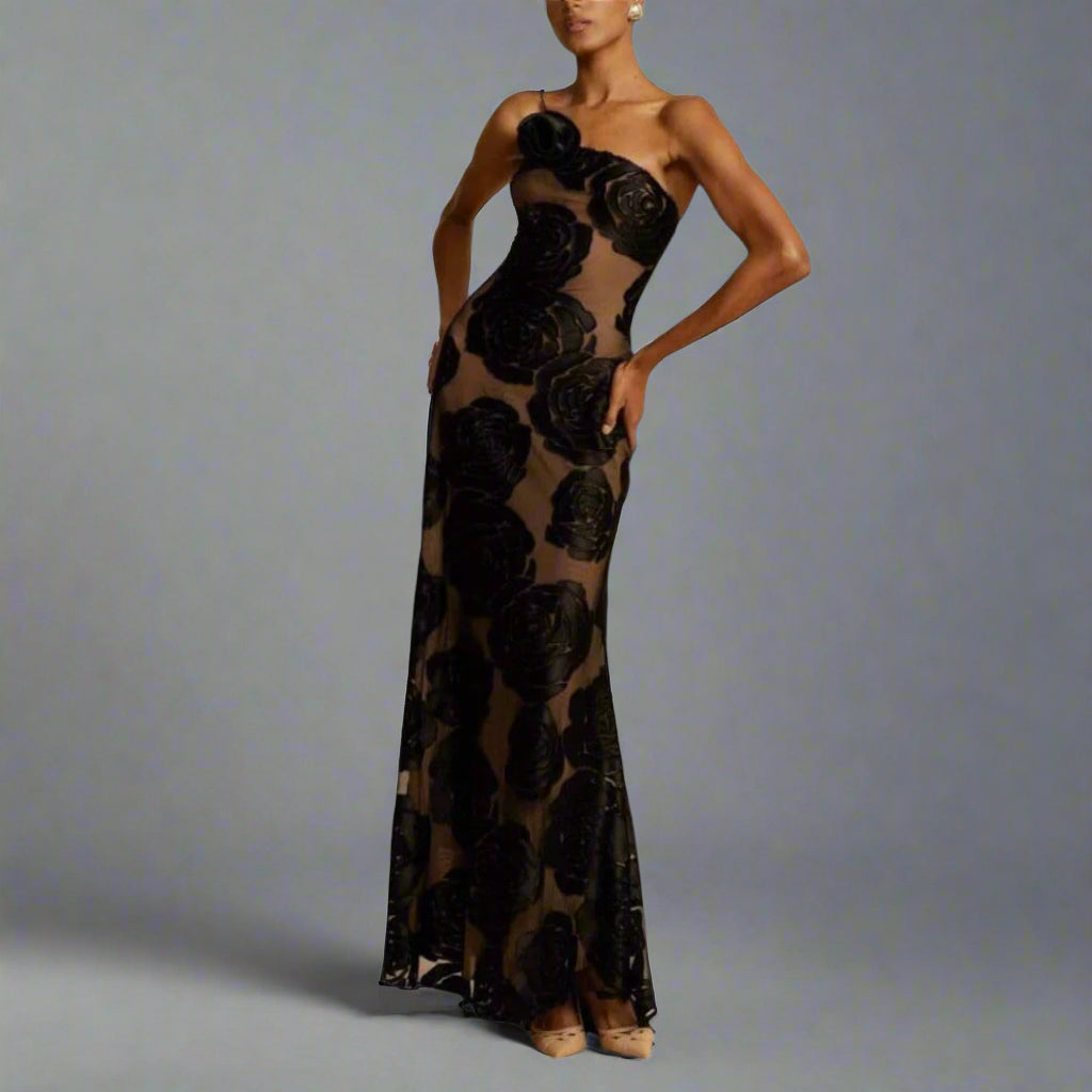 Hedda | Robe Maxi Fleurie Élégante