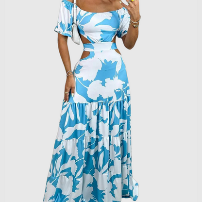 Arden - Robe Midi à Coupe Irrégulière Élégante