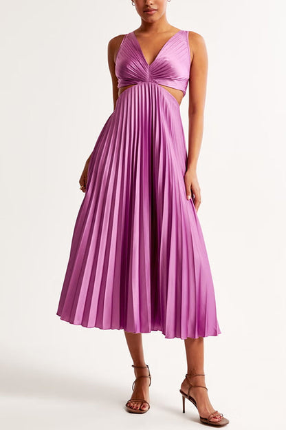 EVA™ | Robe Maxi Sans Manches avec Taille Élégante