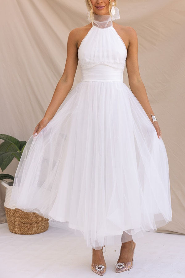 Phoebe - Robe Midi avec Jupe Longue