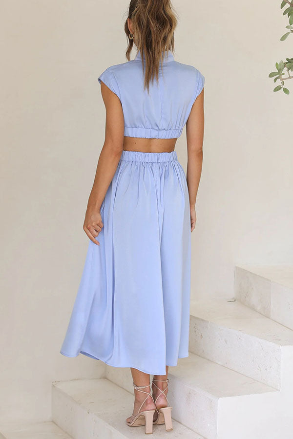 Quincy | Robe Midi avec Taille et Poches