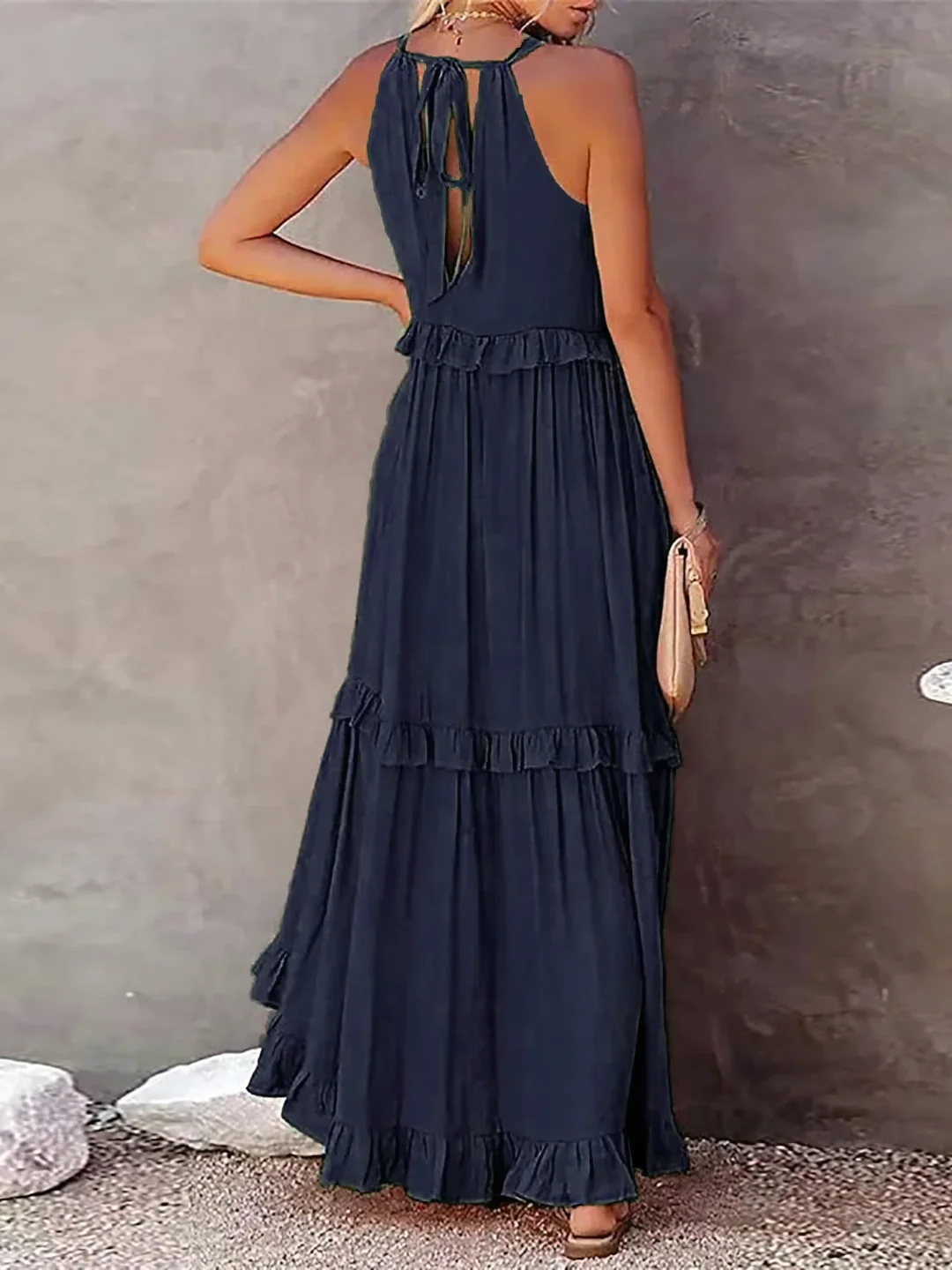 Mabel | Robe Maxi Ruffle Breeze