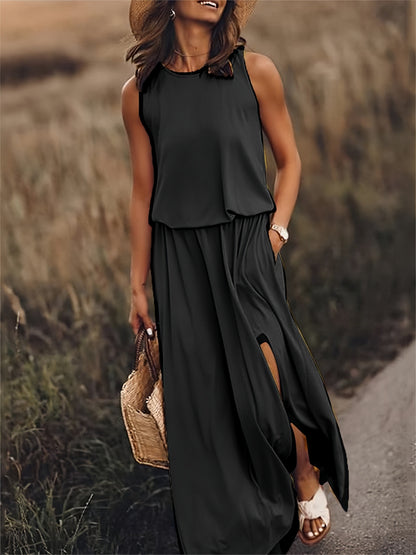 Edna - Robe maxi boho en modal au style élégant