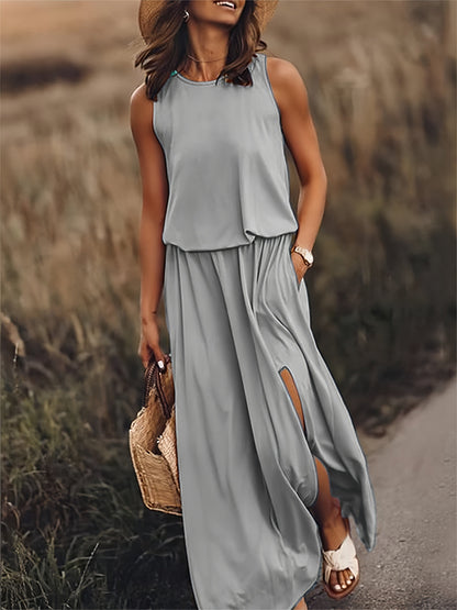 Edna - Robe maxi boho en modal au style élégant