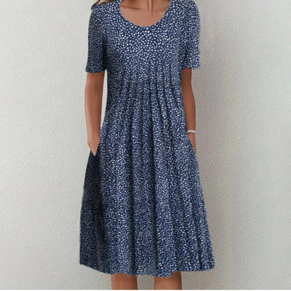 Emma - Robe Élégante en Coton