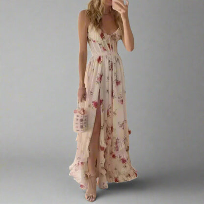 Nicole | Robe Maxi Chic pour Occasions Inoubliables