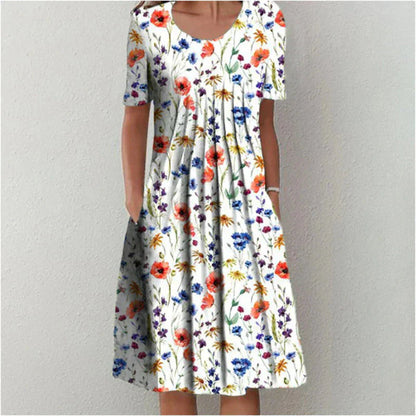 Emma - Robe Élégante en Coton
