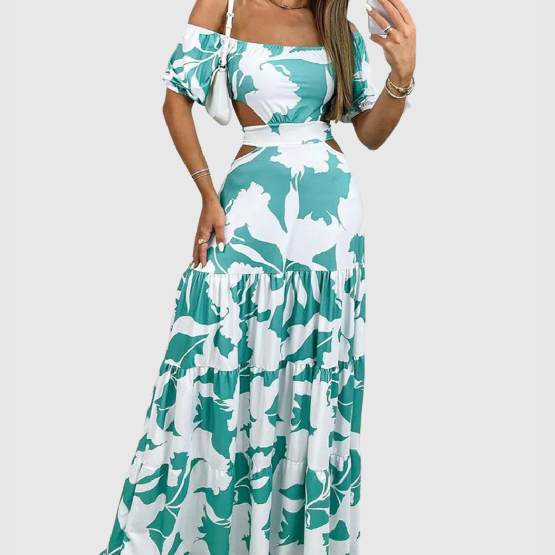 Arden - Robe Midi à Coupe Irrégulière Élégante