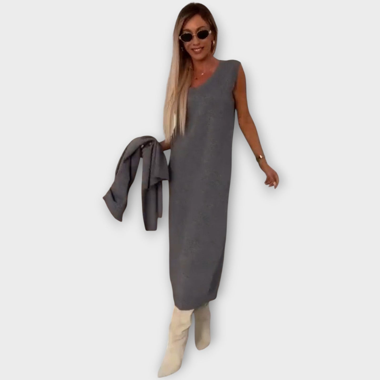 L'ensemble de Pull et Jupe Luxe Tricot