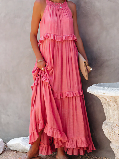 Mabel | Robe Maxi Ruffle Breeze