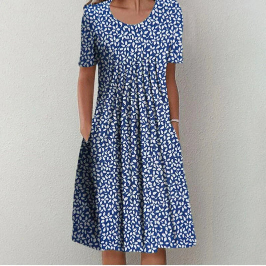 Emma - Robe Élégante en Coton