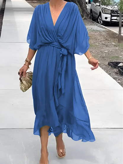 Seraphina – Robe midi avec fermeture à style rapide