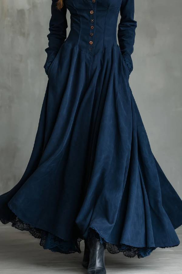 Zendaya | Robe maxi avec col chemise