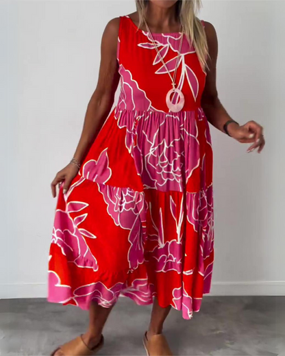 GRACE - ROBE BOHO FLORALE ÉLÉGANTE