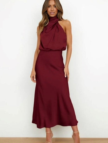 Robe en Soie Élégante Grace