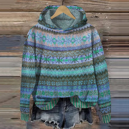 Lina | Pull Ethnique en Maille